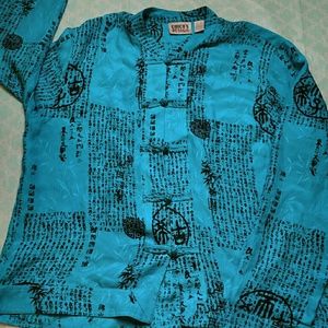 Silk Chinese inspired shirt